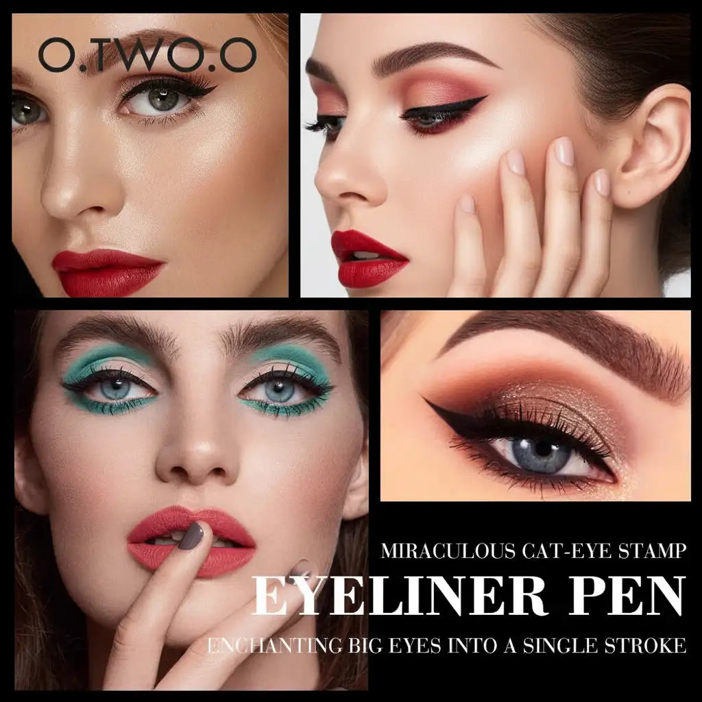O.TWO.O Eyeliner Stamp noir Intense, Précision Parfaite