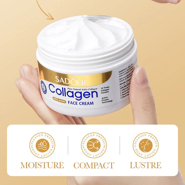Crème Visage Raffermissante au Collagène SADOER - alt