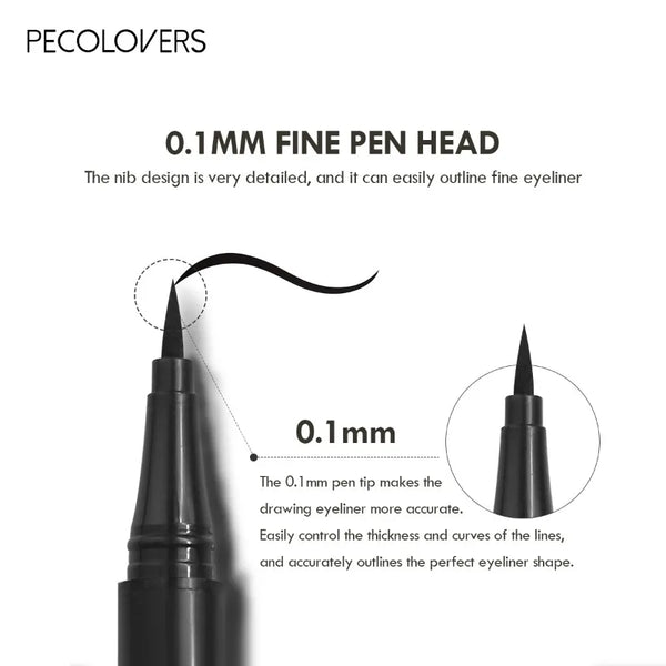 Set de 5 Eyeliner Liquide – Waterproof, Longue Tenue & Pointe Ultra-Fine