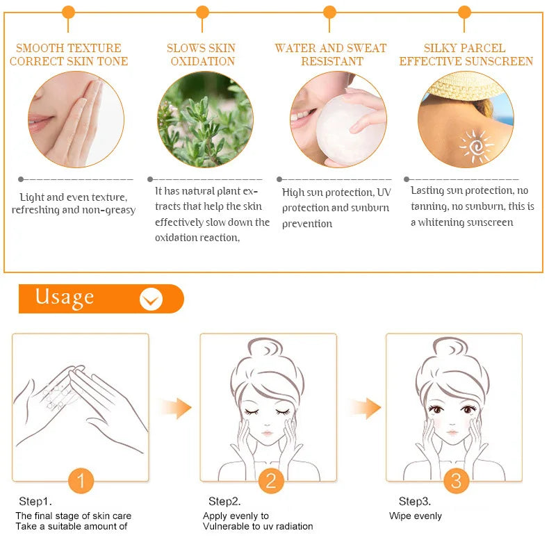 Crème Solaire Visage SERSANLOVE UVA/UVB