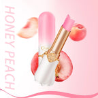 Rouge à lèvres coloré O'CHEAL, parfum pêche