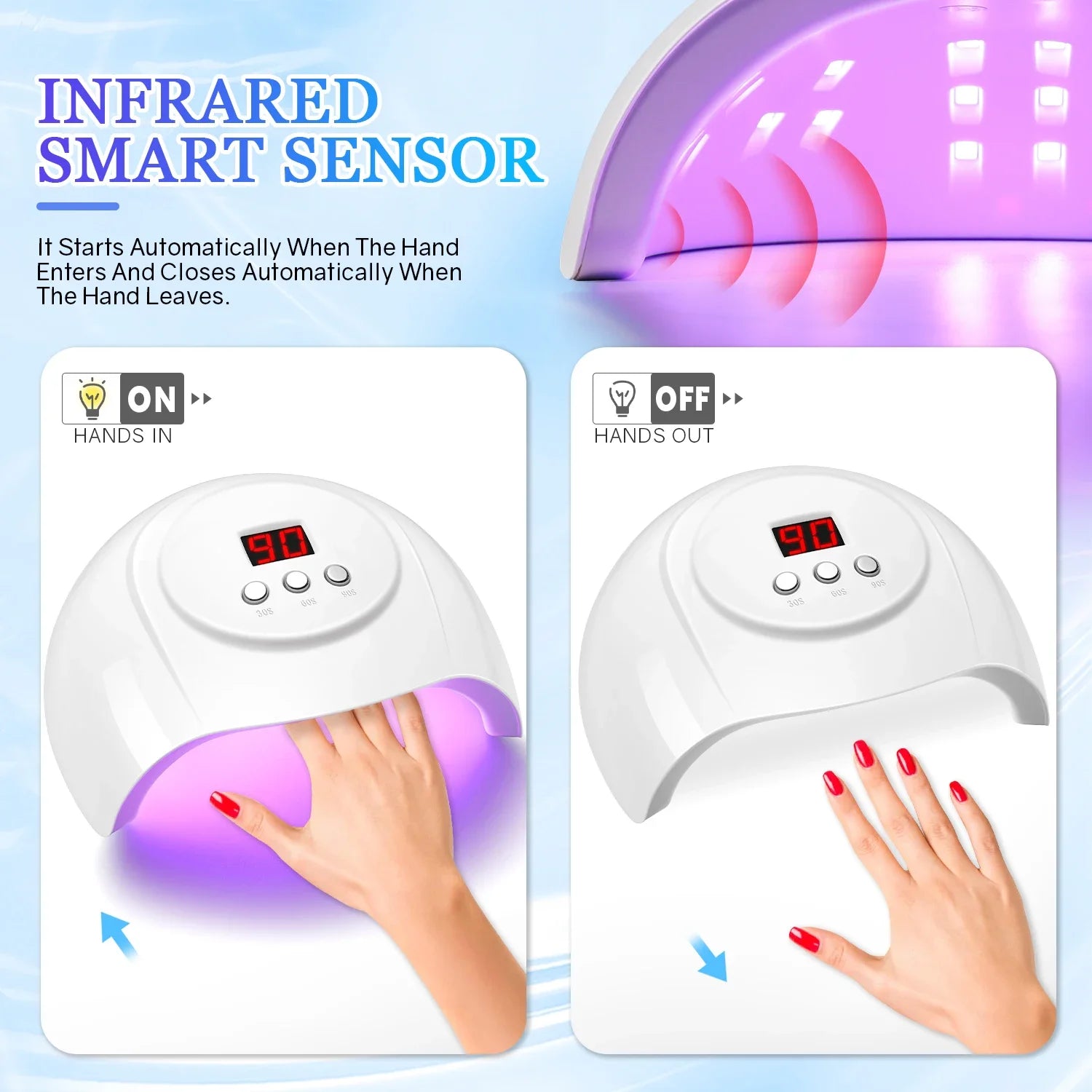 Lampe UV LED 72W pour Ongles – DianaBeauty S5