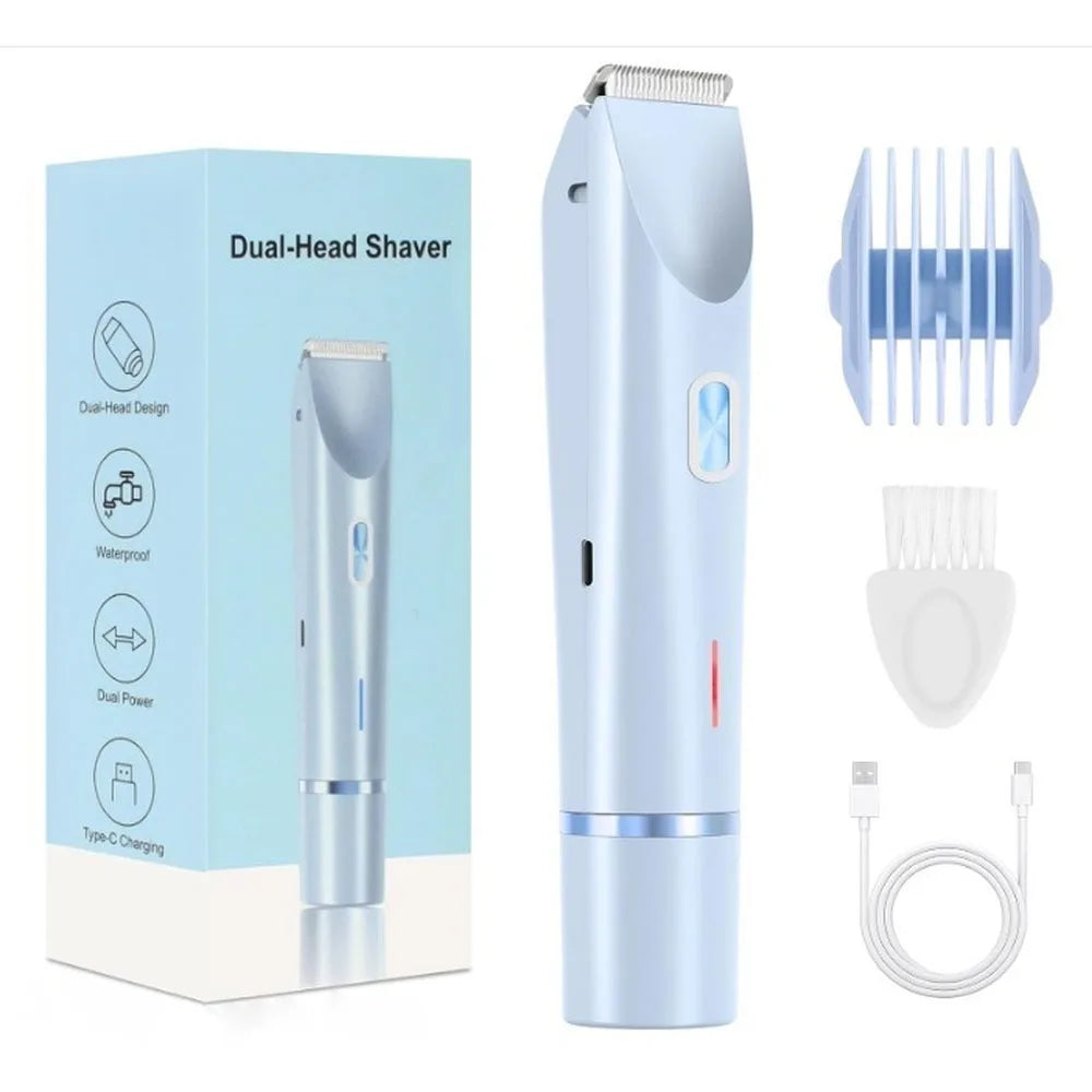 Épilateur Électrique Femme Double Tête