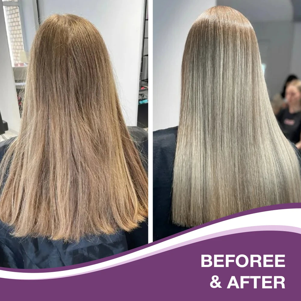 Masque Capillaire Violet Karseell – 100ml / 500ml | Professionnel, Neutralise les Reflets Jaunes