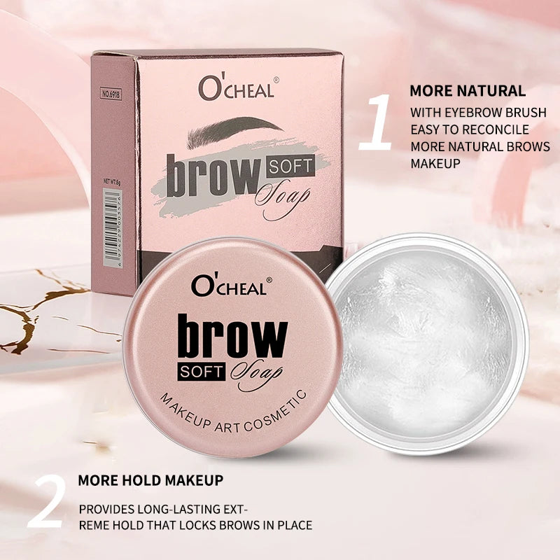 Gel pour sourcils 3D avec effet plume, longue tenue