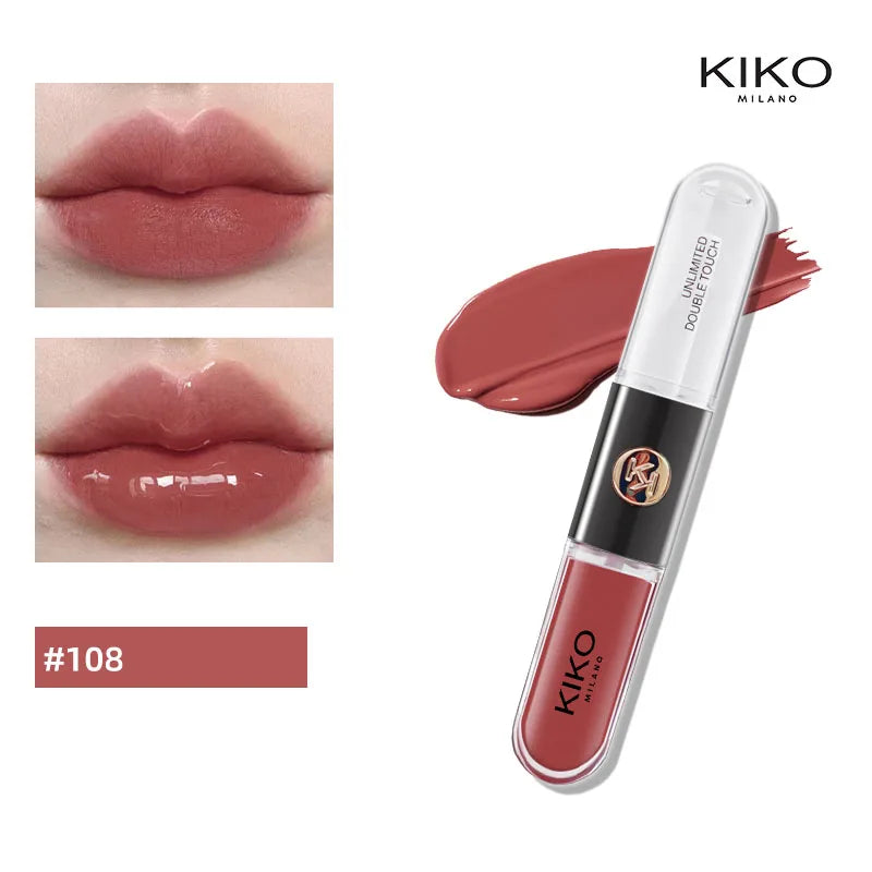 KIKO Duo Lip – Double Rouge à Lèvres &amp; Gloss