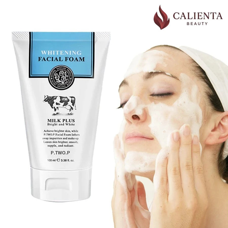 Mousse Nettoyante Visage Éclaircissante PTWOP