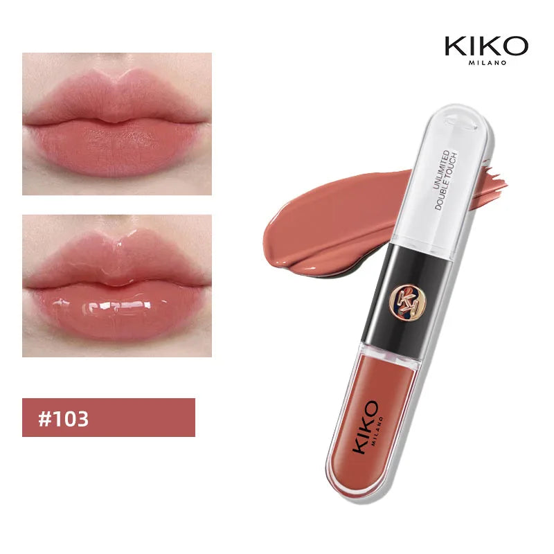 KIKO Duo Lip – Double Rouge à Lèvres &amp; Gloss