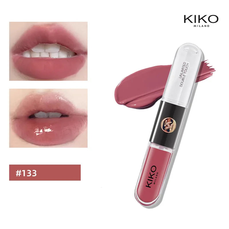 KIKO Duo Lip – Double Rouge à Lèvres &amp; Gloss