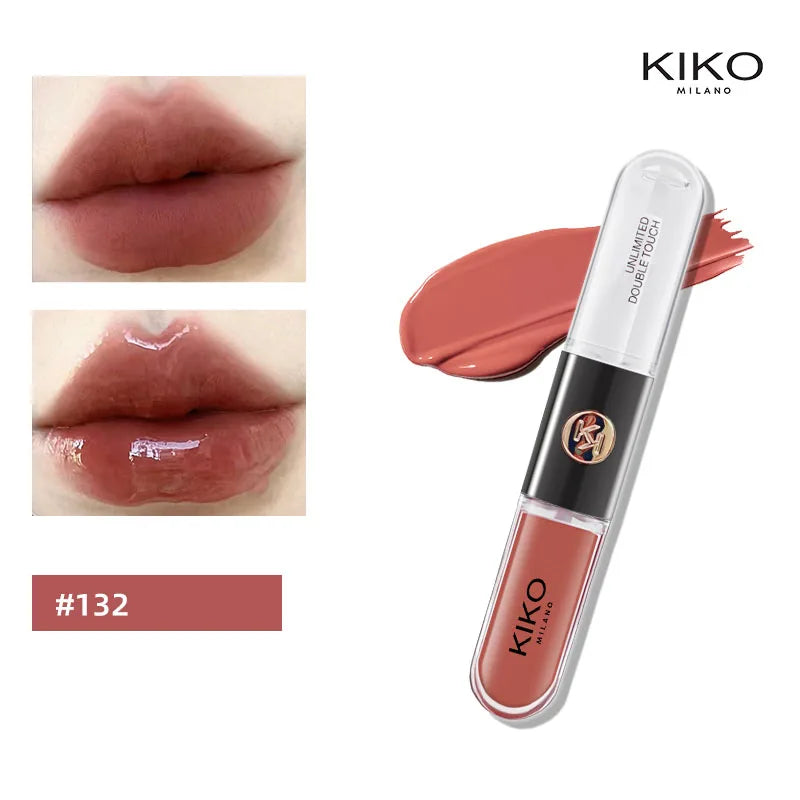 KIKO Duo Lip – Double Rouge à Lèvres &amp; Gloss