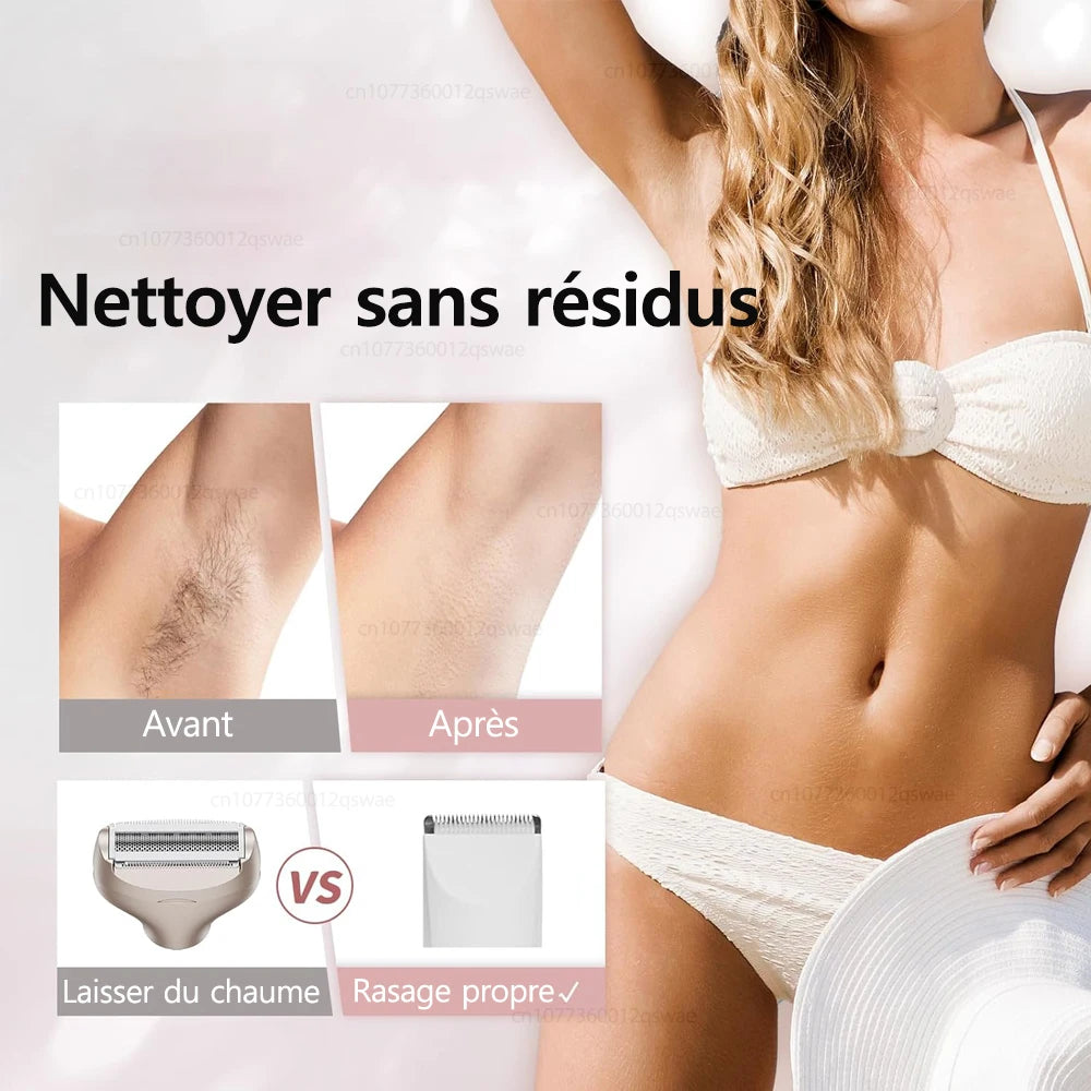HAOYUNMA – Le rasoir électrique pour femme qui allie confort, précision et praticité