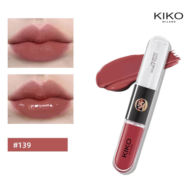 KIKO Duo Lip – Double Rouge à Lèvres &amp; Gloss