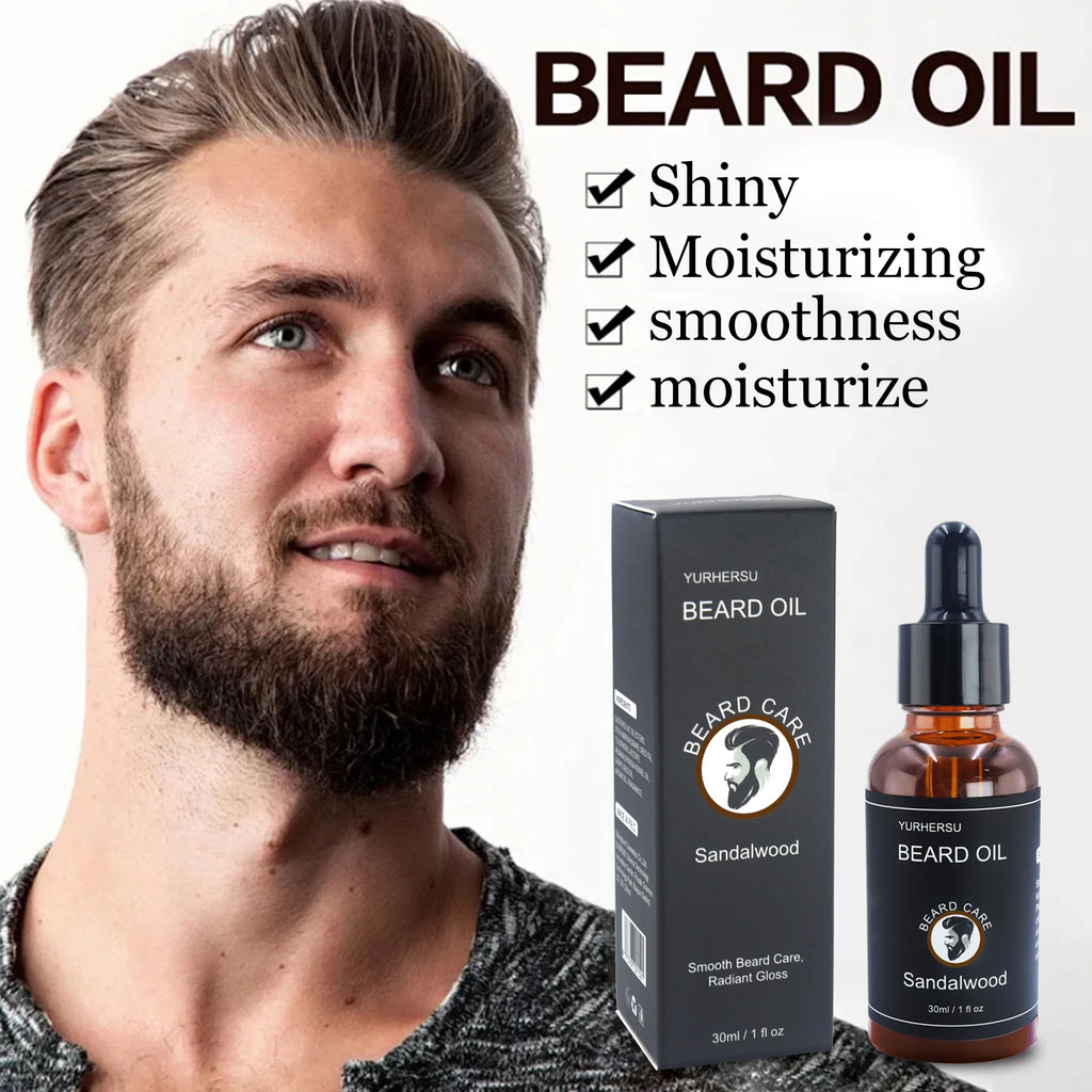 Huile Nourrissante pour Barbe – Hydratation & Soin – 30 ml