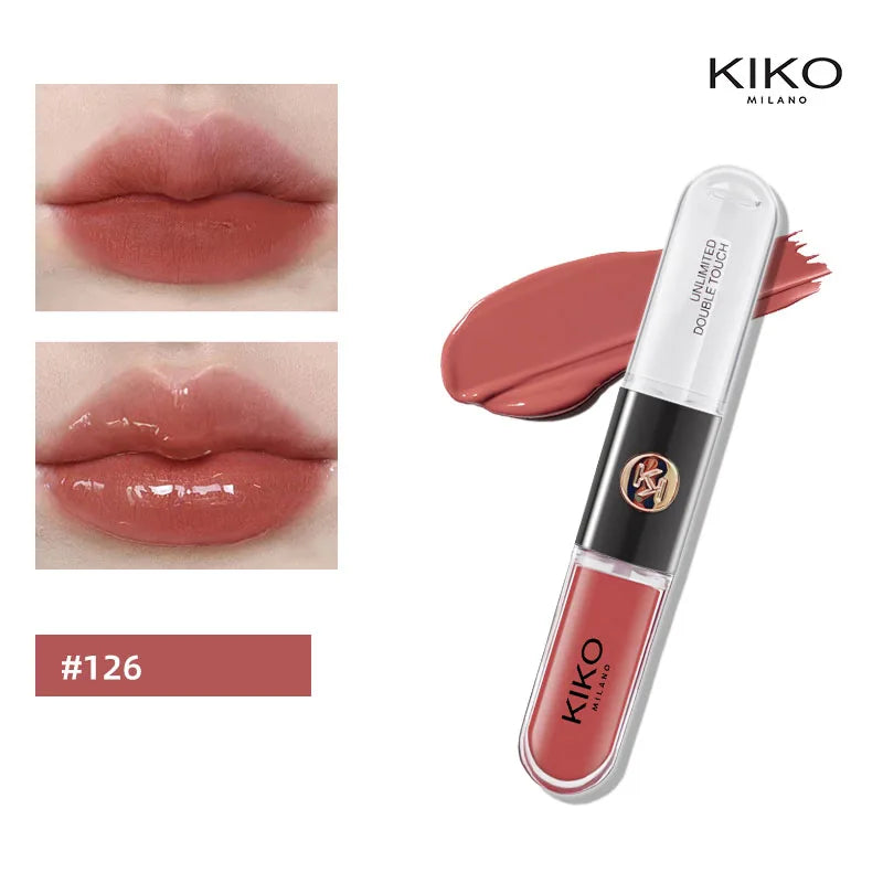 KIKO Duo Lip – Double Rouge à Lèvres &amp; Gloss