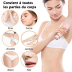 Épilateur Électrique Femme Double Tête