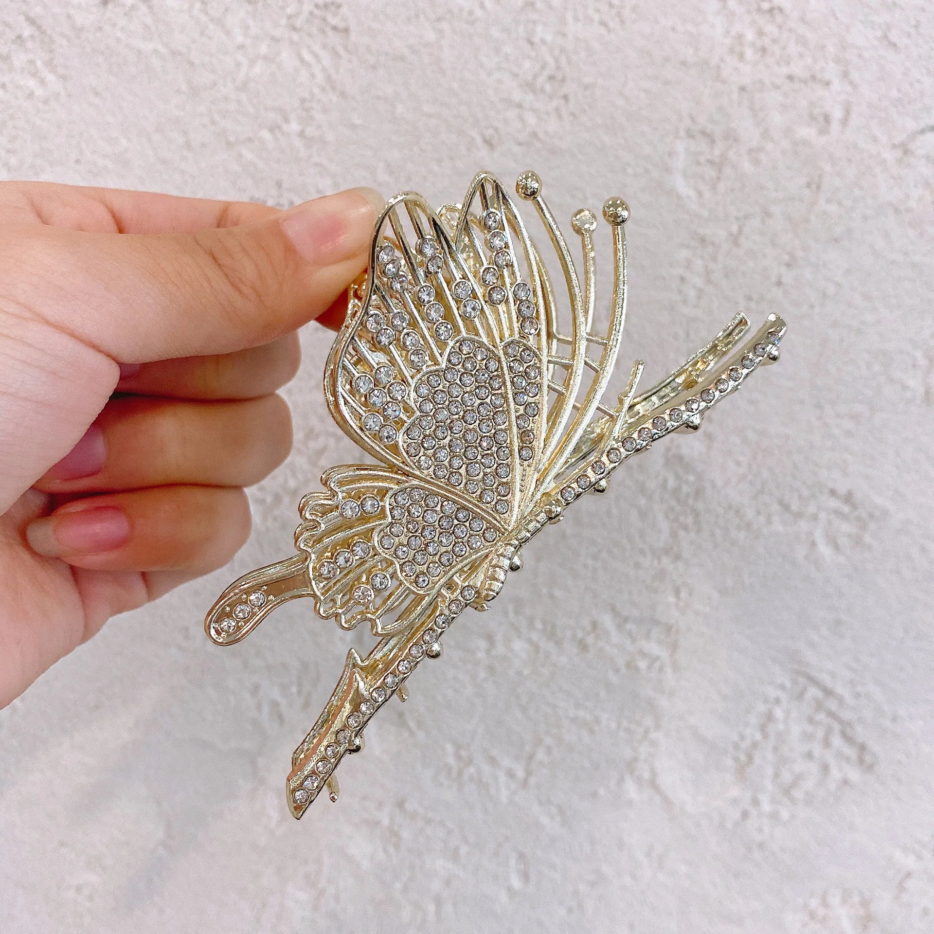 Pince à Cheveux Papillon Grande Taille