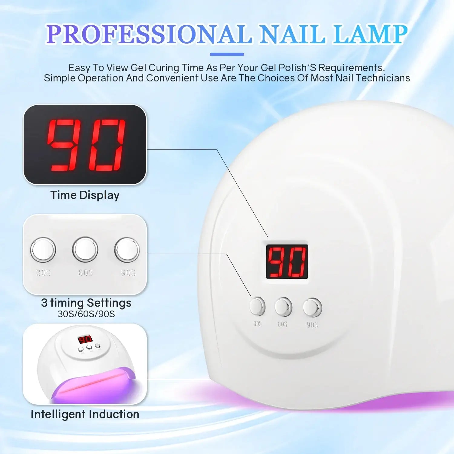 Lampe UV LED 72W pour Ongles – DianaBeauty S5