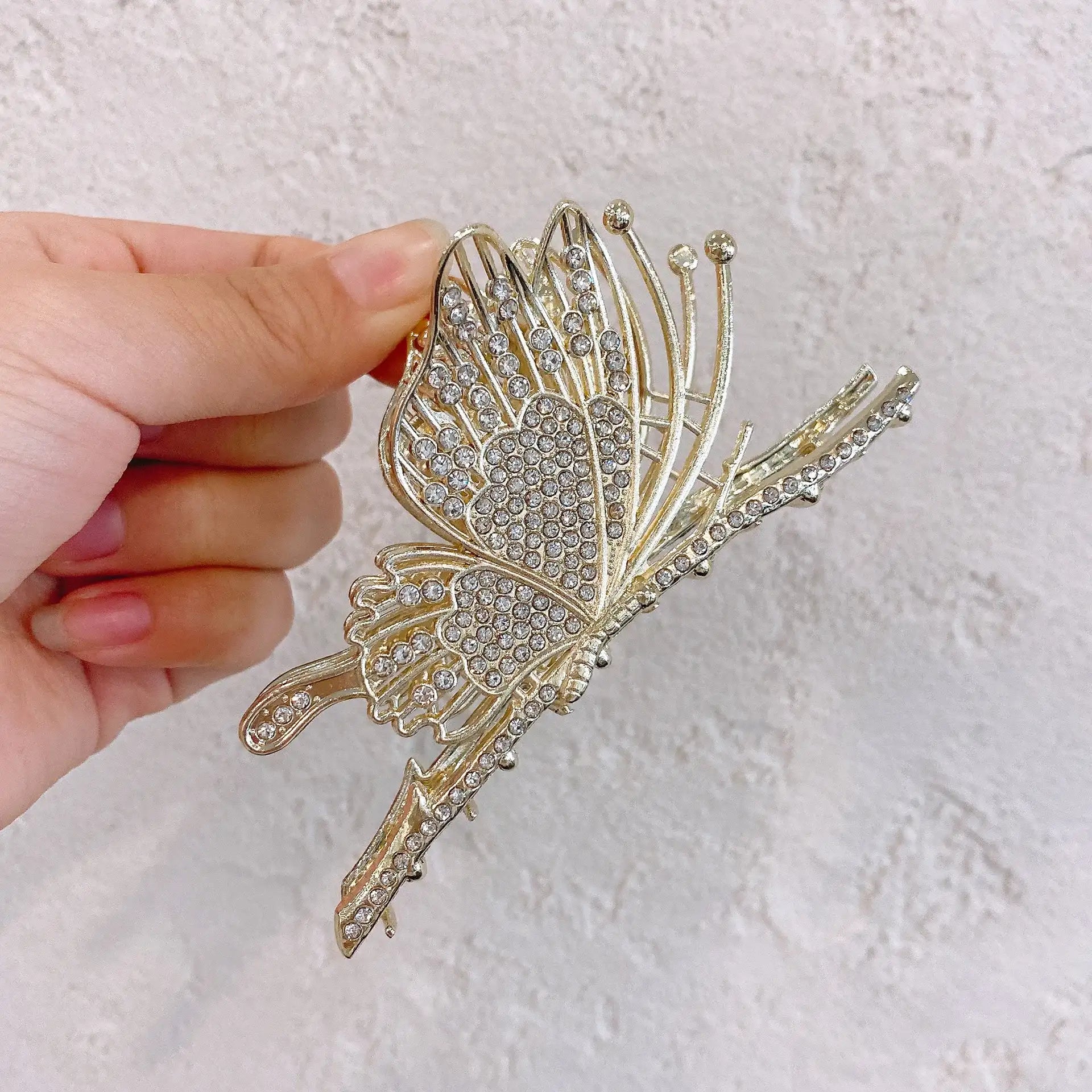 Pince à Cheveux Papillon Grande Taille