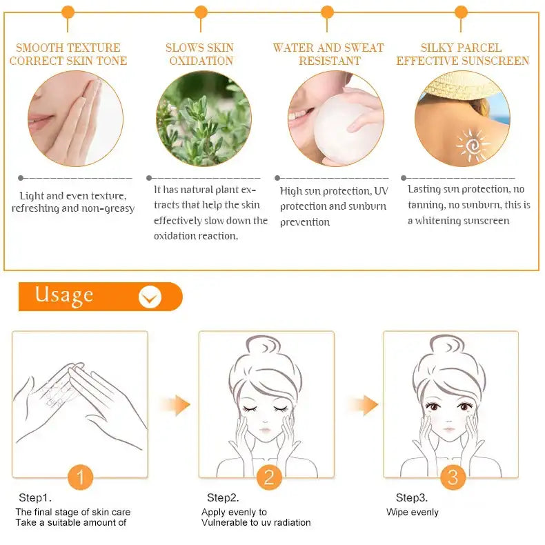 Crème Solaire Visage SERSANLOVE UVA/UVB