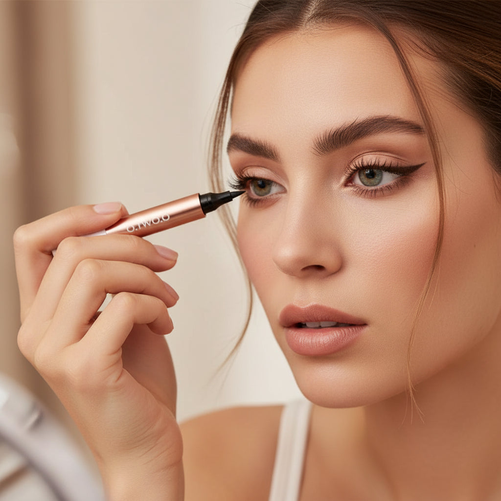 O.TWO.O Eyeliner Stamp  noir Intense, Précision Parfaite