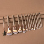 Set de Pinceaux de Maquillage – Visage &amp; Yeux