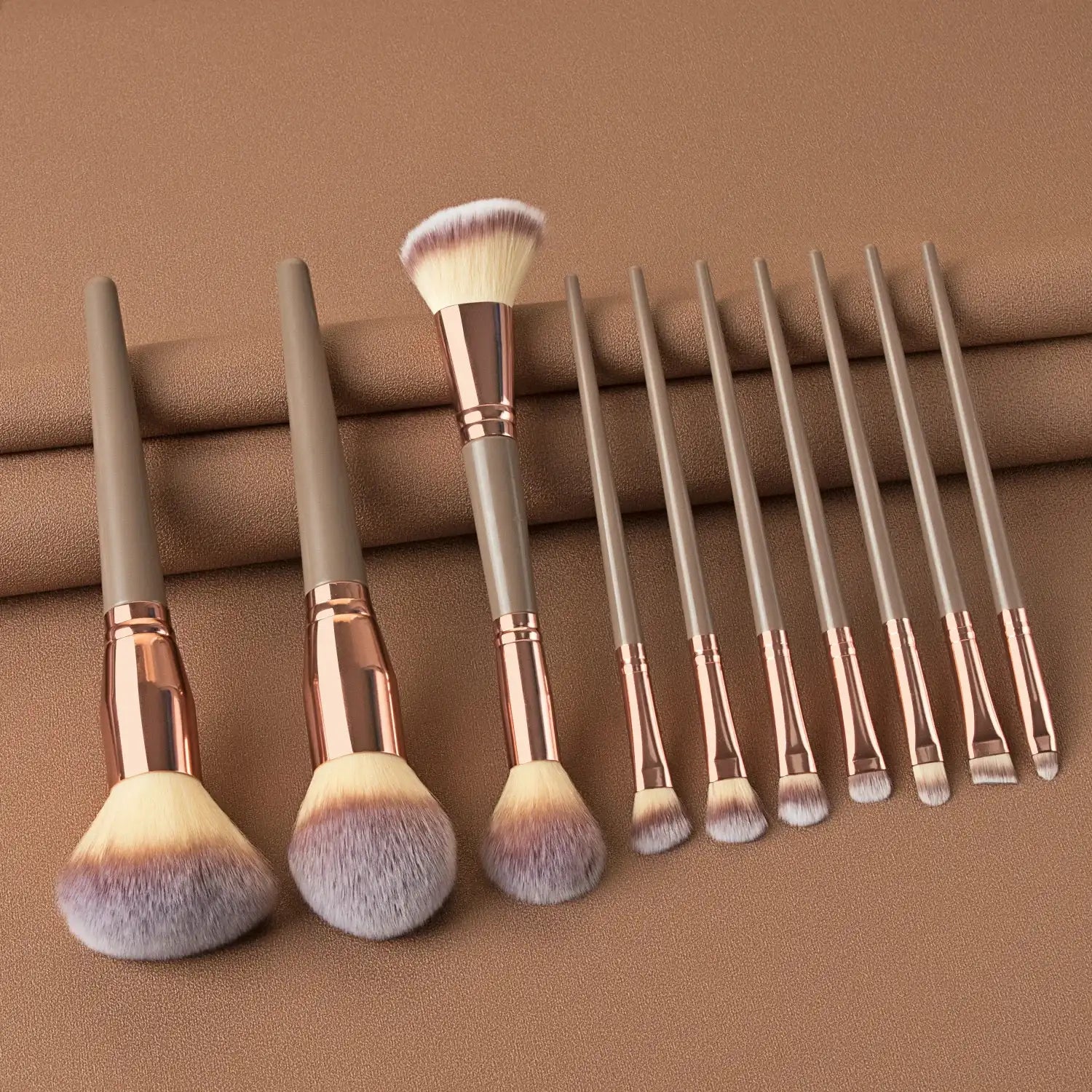 Set de Pinceaux de Maquillage – Visage &amp; Yeux