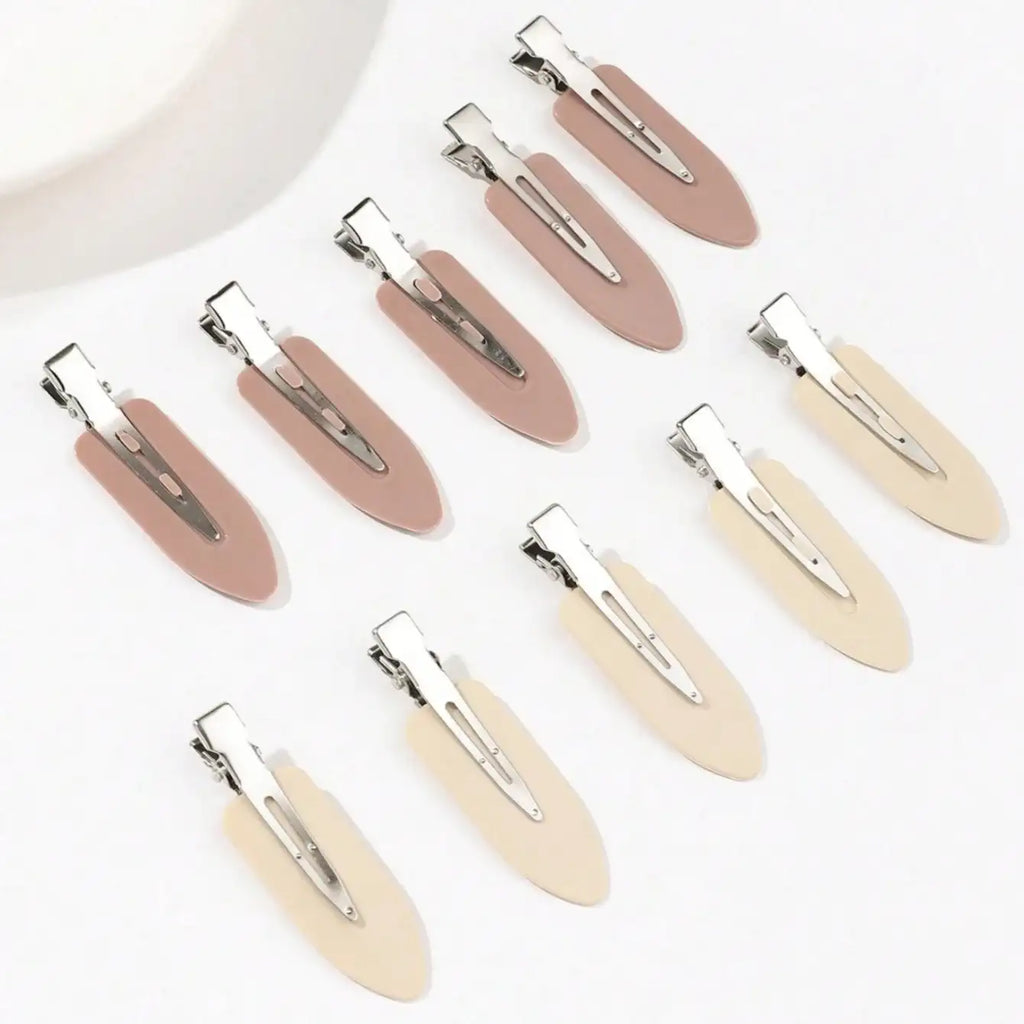 Lot de 10 Pinces à Cheveux Sans Marque (No Bend)