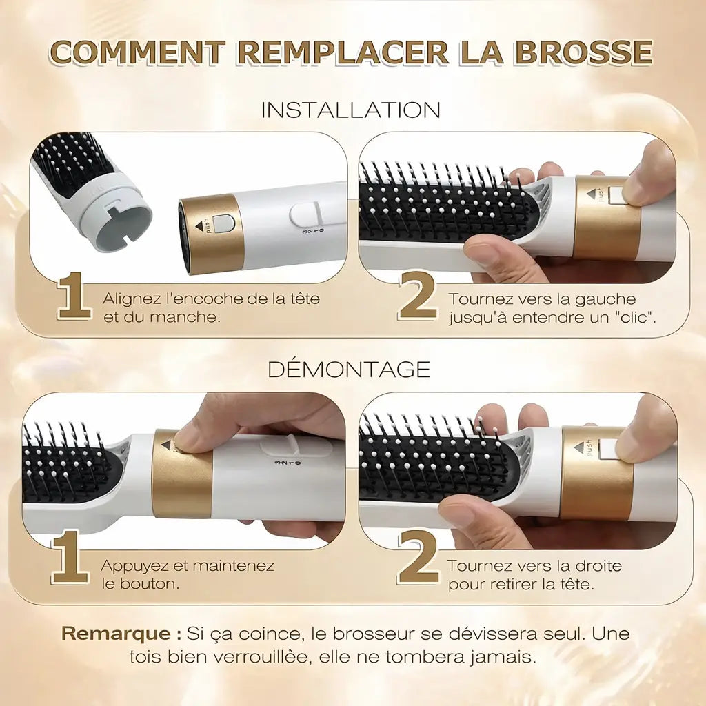 Appareil de Coiffage 5-en-1 à Air Chaud