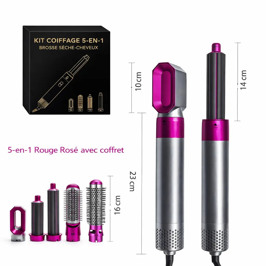 Appareil de Coiffage 5-en-1 à Air Chaud